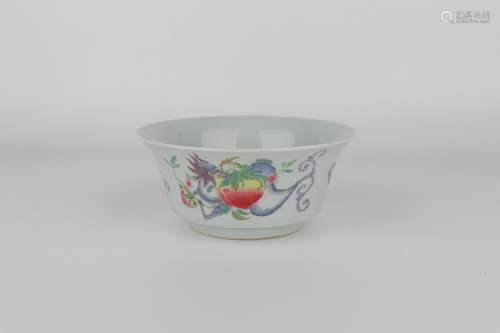 chinese famille rose porcelain bowl