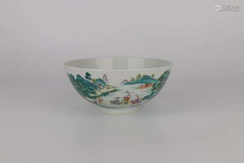 chinese famille rose porcelain bowl