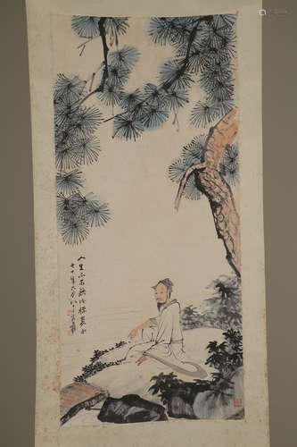 chinese zhang daqian's painting