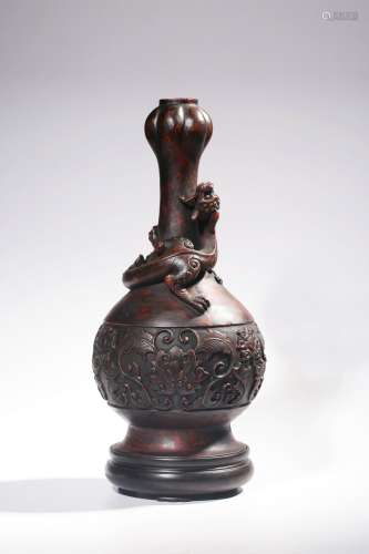 chinese eaglewwod garlic-head vase