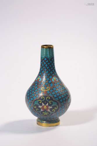 chinese cloisonne bottle vase