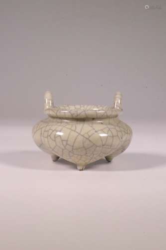 chinese ge kiln porcelain censer