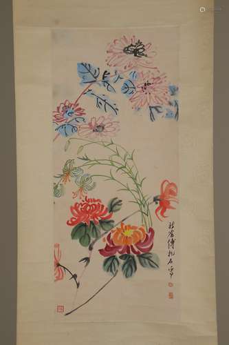 chinese fu baoshi's painting