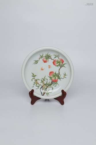 chinese famille rose porcelain dish