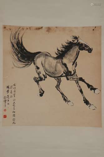 chinese Xu beihong's painting