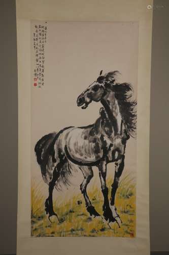 chinese Xu beihong's painting