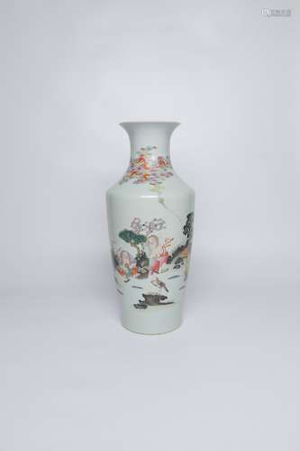 chinese famille rose porcelain vase