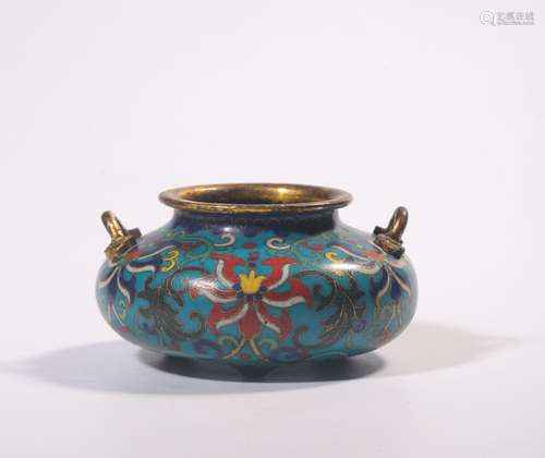 chinese cloisonne censer