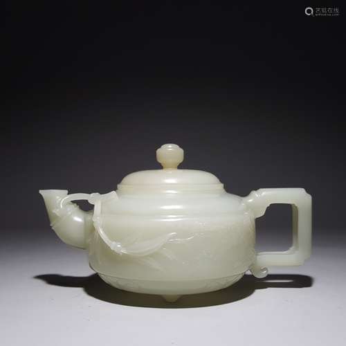 chinese hetain jade teapot