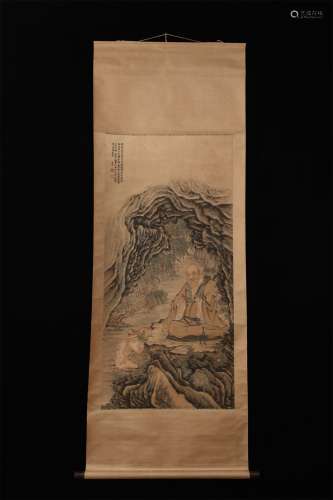 A CHINESE PAINTING FIGURE