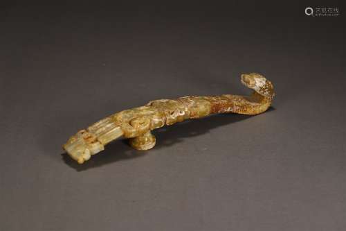 A ANCIENT JADE BELT HOOK