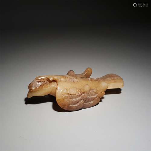 A HETIAN JADE BIRD