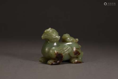 A HETIAN JADE BEAST