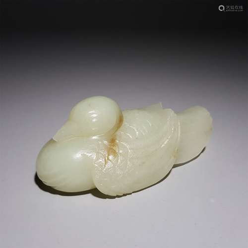 A HETIAN JADE BIRD