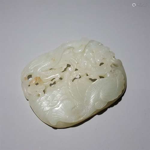 A HETIAN JADE CAPRICORN TABLET