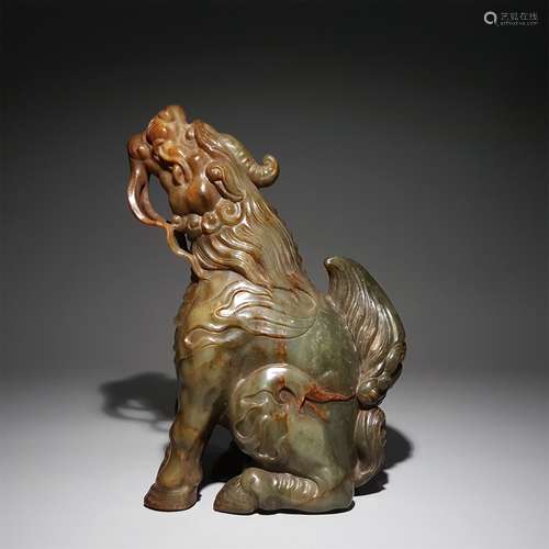 A HETIAN JADE BEAST