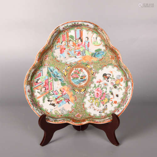 19世紀廣彩菜盤