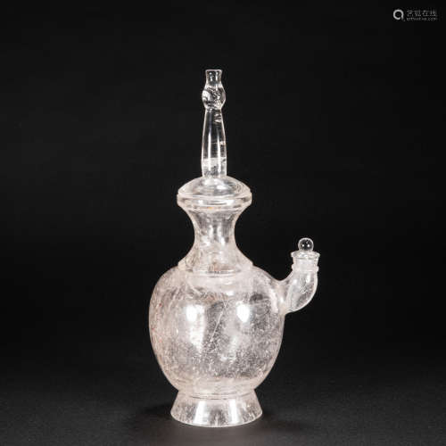 CHINESE CRYSTAL BOTTLE, LIAO JIN PERIOD