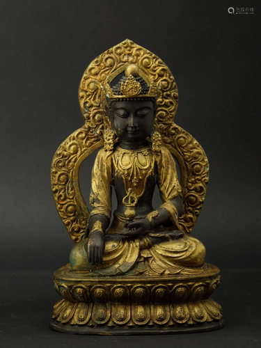 A bronze Buddha Sakyamuni, China, 1900s, A bronze