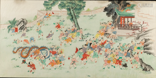 A painting on paper, China, Republic, 1900s, A painting