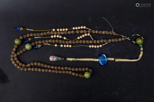 Prayer beads, China, Qing Dynasty, 1800s, Prayer beads,