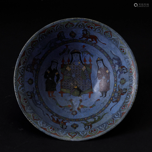 A Safavid bowl, Persia, 1600s, A Safavid bowl, Persia,