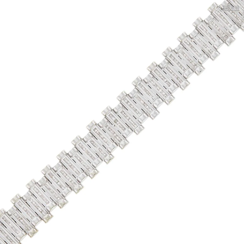 White Gold and Diamond Bracelet