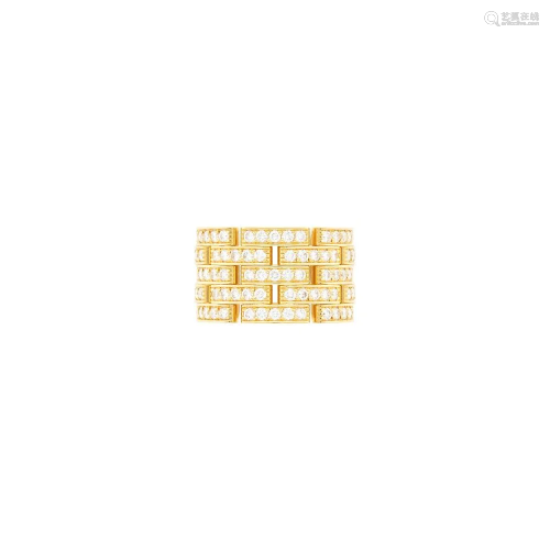 Cartier Wide Gold and Diamond 'Maillon Panthère'