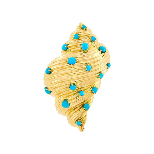 Georges L'Enfant for Tiffany & Co. Gold and Turquoise