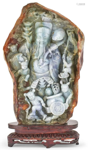 A Chinese Jadeite Carving