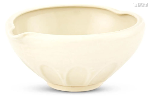 An Unusual Japanese White Glazed Porcelain Pouring