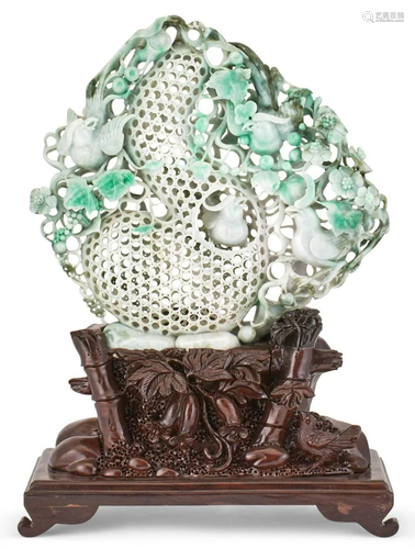 A Chinese Jadeite Carving