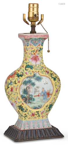 A Chinese Enameled Porcelain Vase