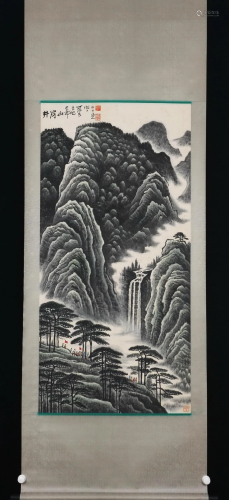 A CHINESE PAINTING OF JINGGANG MOUNTAINS
