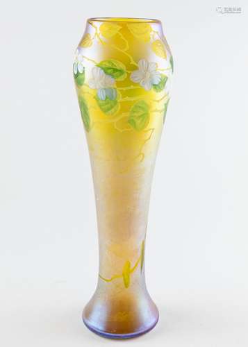 Louis Comfort Tiffany Favrile, 17 3/4 in. (45 cm) h.