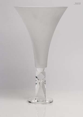 A Swarovski Crystal "Vaso Grande" vase by Ettore S...