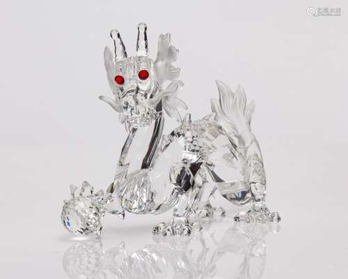 A Swarovski Crystal figure of The Dragon from the "Fabu...