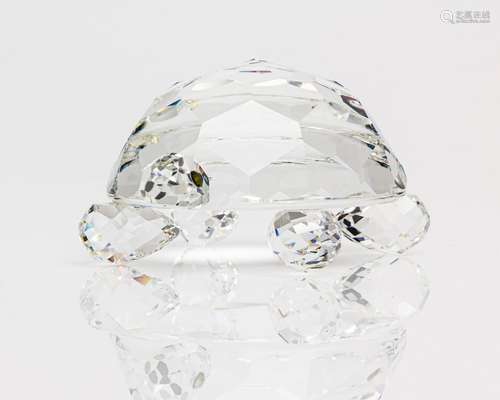 A Swarovski Crystal King Turtle,