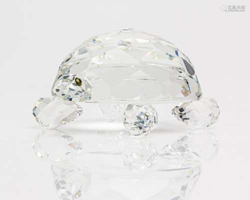 A Swarovski Crystal King Turtle,