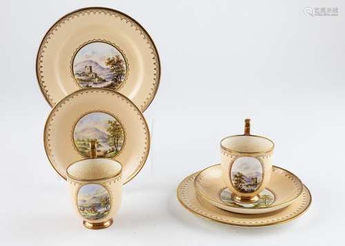 A rare Scottish tea service by Bell & Co.,