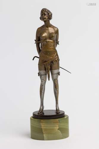 Bruno Zach, Austrian (1891-1935), The Riding Crop, bronze, p...