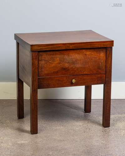 A late Georgian mahogany washstand, 23 1/4 x 17 1/2 x 24 1/2...