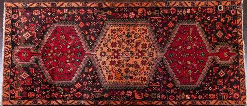 A Zanjan hand knotted wool runner, 3'8" x 7'1...