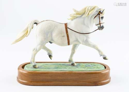 A Royal Worcester figure of a Welsh mountain pony, "Coe...