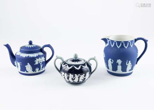 A Wedgwood jasperware jug,