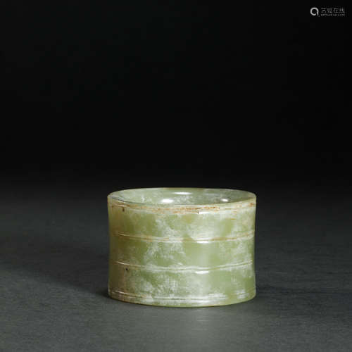 HeTian Jade Ring from Han