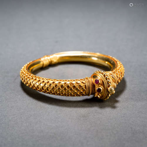 Golden Bracelet from 16th Century Persian Empire