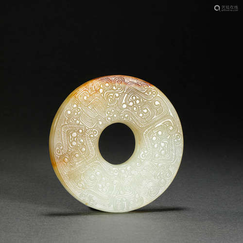 HeTian Jade Disk from Han