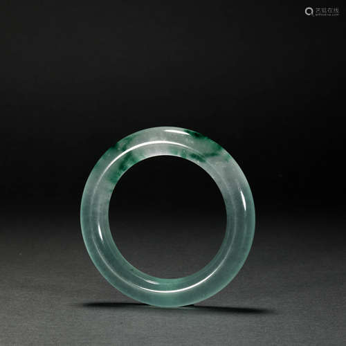 Green Jade Bracelet from Qing