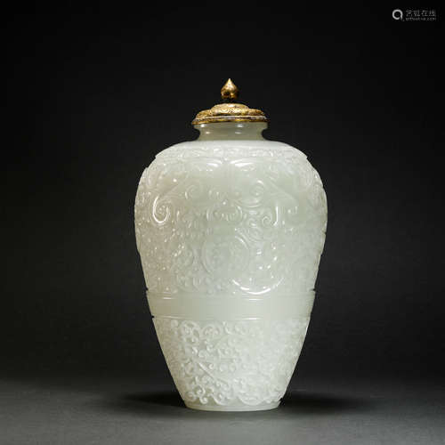 HeTian Jade Showing Cup from Qing